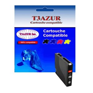 T3AZUR - Cartouche générique Canon PGI-29 Rouge