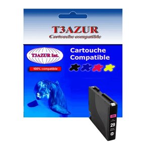 T3AZUR - Cartouche générique Canon PGI-29 Photo Magenta