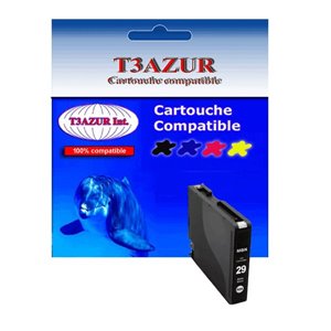 T3AZUR - Cartouche générique Canon PGI-29 Matt Noire 