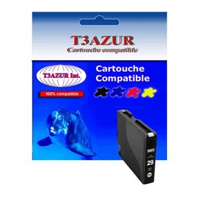 T3AZUR - Cartouche générique Canon PGI-29 Dark Gris