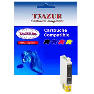 T3AZUR - Cartouche compatible Epson T0461- Noire