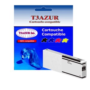 T3AZUR - Cartouche compatible Epson T8041/T8241 (C13T804100/C13T824100)  - Noire 700ml