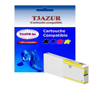 T3AZUR - Cartouche compatible Epson T8044/T8244 (C13T804400/C13T824400) - Jaune 700ml