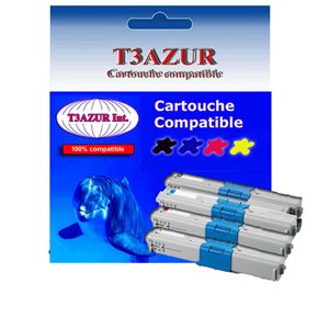 Lot de 4 Toner compatibles OKI C332DN/ MC363DN/ MD363DN