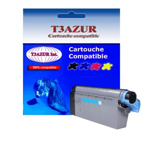 Toner Laser compatible OKI C612 (46507507) Cyan