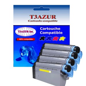 Lot de 4 Toners Laser compatible OKI C712 