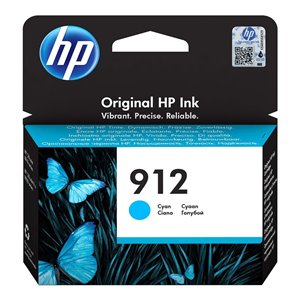 Cartouche d'origine HP 912 (3YL77AE) - Cyan