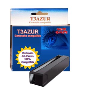 T3AZUR -Cartouche compatible HP 981A/981X (J3M71A/L0R12A) - Noire