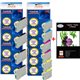  Lot de 10 cartouches compatibles Epson Stylus SX230 / SX235W / SX420W / SX425W+ Pack de 20 papiers photos A6 Brillant 230gr