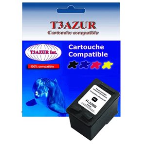 Lot de 2 Cartouches compatibles pour imprimante HP DeskJet 6980, 6983 (337) Noire 18ml - T3AZUR