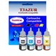 Set de 4 bouteilles encre compatibles pour Epson EcoTank ET L100, L110, L111 (100ml) - T3AZUR