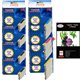 Lot de 10 cartouches compatibles Epson Stylus  C86 / C86 Photo + Pack de 20 papiers photos A6 Brillant 230gr