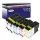 Lot de 8 cartouches compatibles pour Canon PGI2500XL (9266B001)  (2Bk/2C/2M/2Y) - T3AZUR