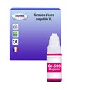 Cartouche compatible pour Canon GI590 (GI-590M/1605C001) Magenta - T3AZUR