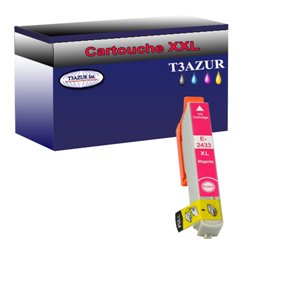 Cartouche Compatible pour Epson T2433 / T2423 Magenta - T3AZUR