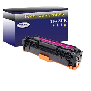 T3AZUR - Toner générique Canon CRG-718 / CRG 718 / HP 304A  Magenta