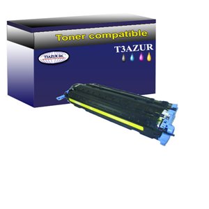 T3AZUR - Toner générique HP Q6002A/ Canon EP707 Yellow