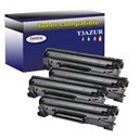 T3AZUR  - Lot de 4 Toner compatible HP 78A / Canon 728