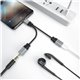 XO adaptateurr audio NBR160B USB-C to mini-jack (3,5mm) - USB-C Noir