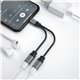 XO adaptateur audio NBR160A Lightning vers Lightning - Lightning Noir