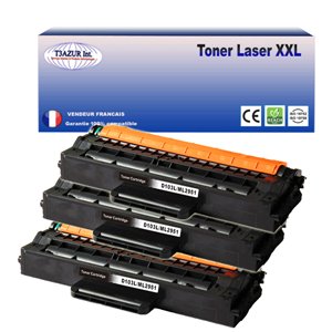 T3AZUR﻿ - Lot de 3 Toners génériques  Samsung ML2950/ SCX4728 (MLT-D103L/MLT-D103S)