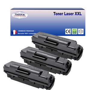 T3AZUR - Lot de 3 Toners génériques Samsung ML4510/ ML4512/ ML5010/ ML5012/ ML5015/ ML5017 (MLT-D307U)