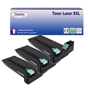 T3AZUR -Lot de 3 Toners génériques Samsung SCX6345N/ SCX6355N (SCX-D6345A)