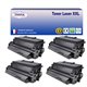 T3AZUR - Lot de 4 Toners compatibles Samsung ML2550