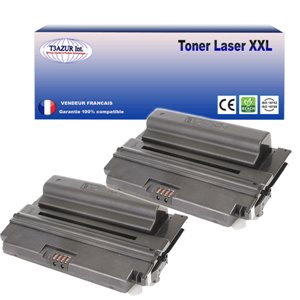 T3AZUR - Lot de 2 Toners compatibles Samsung SCX5530X (SCX-D5530B/SCX-D5530A)