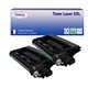 T3AZUR - Lot de 2 Toners compatibles avec HP CF237X (37X) Noir 