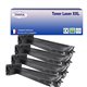 T3AZUR - Lot de 4  Toners génériques  HP CF256A (56A)  Noir 