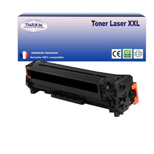 T3AZUR - Toner générique HP CF540X (203X) Noir