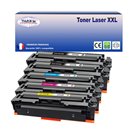T3AZUR - Lot de 5 Toner/Laser génériques HP CF410/1/2/3X (Haute Capacité)