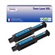 T3AZUR - Lot de 2 Toners génériques HP W1103A (103A) Noir - 2 500p