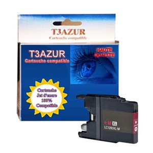 T3AZUR- Cartouche compatible pour Brother LC1280 XL Magenta