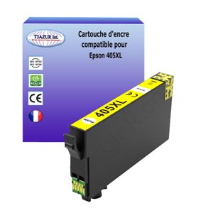 Cartouche compatible avec Epson WF-3800, WF-3830DWTF pour Epson 405XL - Jaune - 18ml