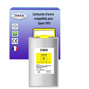 Cartouche compatible Epson T9744 (C13T974400) - Jaune - 84 000 pages