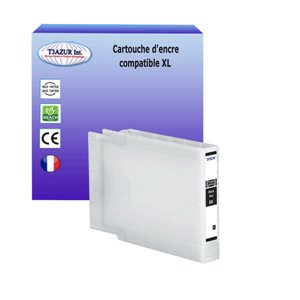 Cartouche compatible Epson T04A1 (C13T04A140) - Noire 11 500 pages
