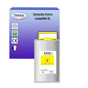 Cartouche compatible Epson T8784/T8384 (C13T878440/C13T838440)-  Jaune- 50 000 pages