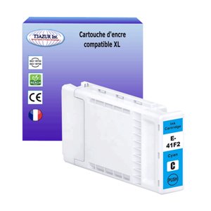 Cartouche compatible Epson T41F2 (C13T41F240/C13T41R240) - Cyan 350ml