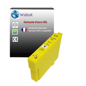 Cartouche compatible Epson Expression Home XP5115, XP5150, XP5155, 502 XL - Jaune