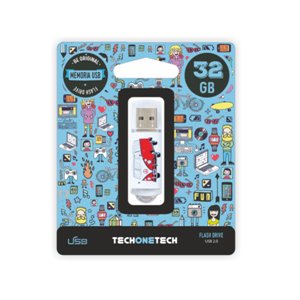 TechOneTech Clé USB Tech Camper Van Van  Mémoire USB 2.0 32 Go 