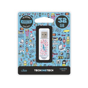 TechOneTech Clé USB Music Dream  Mémoire USB 2.0 32 Go 