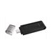 Kingston DataTraveler 70 Clé USB Type C 64 Go - USB-C 3.2 Gen 1 - Avec Couvercle - Couleur Noir