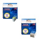 T3AZUR - Lot de 2 cartouches compatibles pour Epson T013 -T014