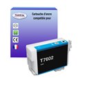 T3AZUR - Cartouche compatible Epson T7602 XL - Cyan