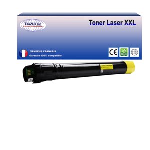 Toner compatible Xerox WorkCentre 7120/7125/7220/7225 (006R01458) Jaune - 15 000 pages