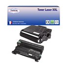 T3AZUR - Kit Tambour+ Toner compatible Brother TN 3480 + DR3400