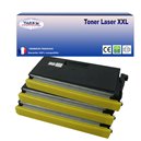 T3AZUR - Lot de 3 Toners Laser génériques Brother TN3060/TN6600/TN7600 - 6 000 pages