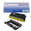 T3AZUR - Toner +Tambour Laser Brother générique TN3060 + DR3000 